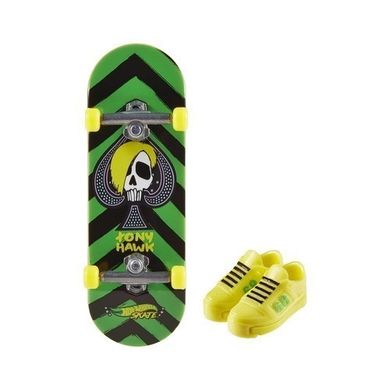Hot Wheels, Skate, skateboard si pantofi, set de joaca, 1 buc.