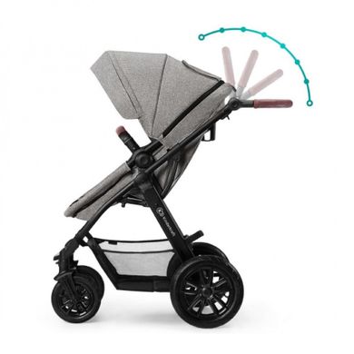 Kinderkraft, Xmoov, Mink, carucior multifunctional pentru copii, 3in1, Dark Grey