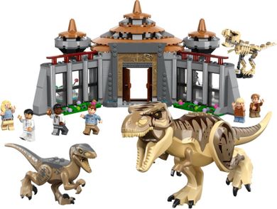 LEGO Jurassic World, Centru pentru turisti: T. rex si raptor la atac, 76961