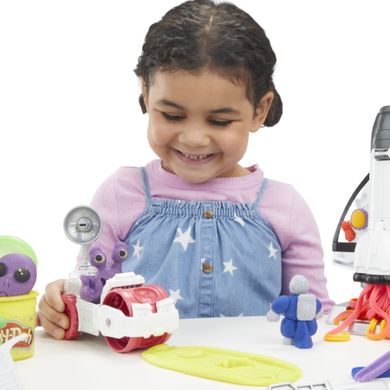 Play-Doh, Spaceship Blastoff, 10 cutie si accesorii, set creativ