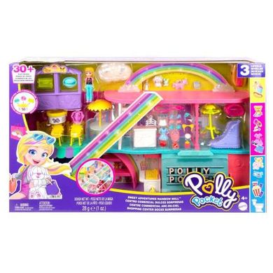 Polly Pocket, Centru comercial multicolor, set de joaca
