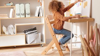 Kinderkraft, Enock, scaun pentru hranire copii 3in1, negru
