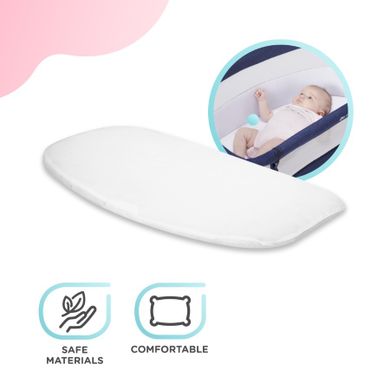 Kinderkraft, Bea, patut atasabil (co-sleeper) 2in1, gri