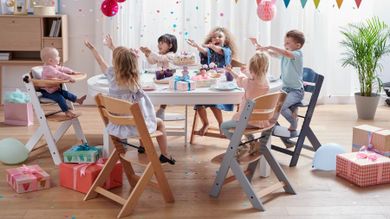 Kinderkraft, Enock, scaun pentru hranire copii 3in1, negru