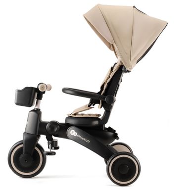 Kinderkraft, Jazz 2, tricicleta multifunctionala 5 in 1, Beige
