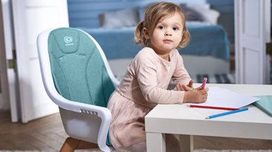 Kinderkraft, Tixi, scaun de masa 2in1, roz