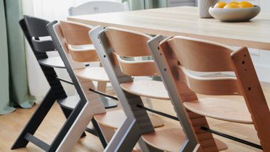 Kinderkraft, Enock, scaun pentru hranire copii 3in1, negru