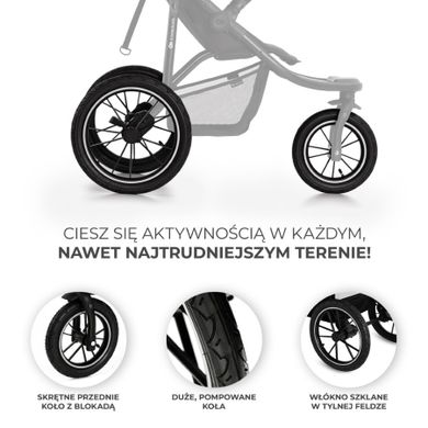 Kinderkraft, Helsi 2, carucior sport, Dust Grey