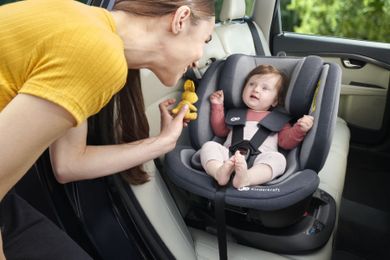 Kinderkraft, Xpedition, scaun auto rotativ 0-36 kg, negru