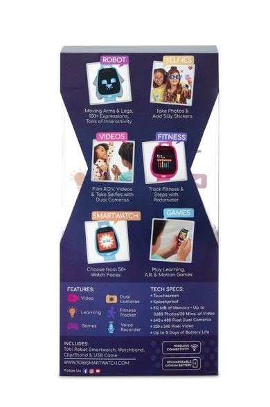 Little Tikes, Tobi, Robot Smartwatch, jucarie interactiv, albastru