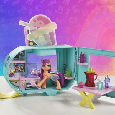 My Little Pony, Sunny Starscout - Smoothie Truck, set de joaca cu figurina si accesorii