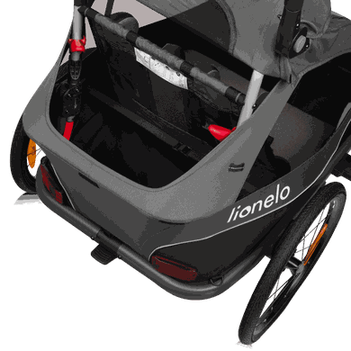 Lionelo, Cama, remorca bicicleta, Grey Graphite