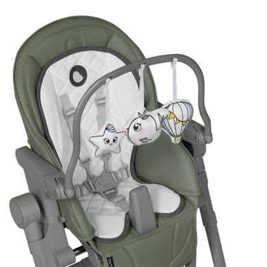 Lionelo, Cora Plus, scaun inalt, Green Olive