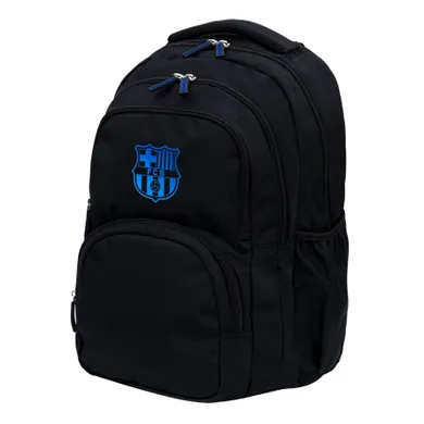 Astra, FC Barcelona, rucsac pentru scoala, cu 3 compartimente, Black