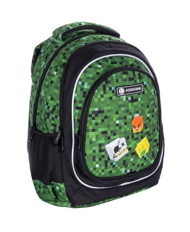 Astrabag, rucsac pentru scoala cu 3 compartimente, Pixel One