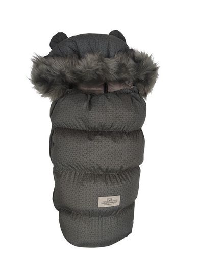 BabyMatex, Venus, set pentru carucior: sac de dormit + manson, gri