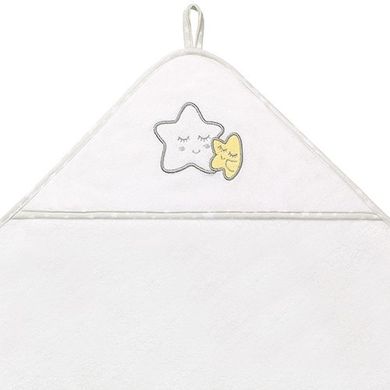 BabyOno, halat de baie, terry, alb, 85-85 cm