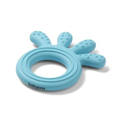 BabyOno, Octopus, jucarie pentru dentitie din silicon, albastru