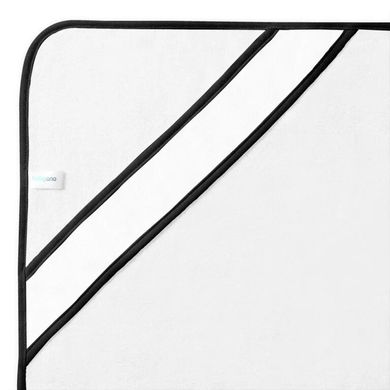 BabyOno, Zebra, Prosop de baie din bambus cu gluga, 85-85 cm