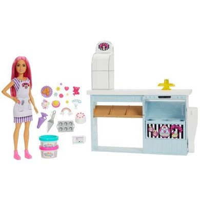 Barbie, Brutarie, set cu papusa si accesorii