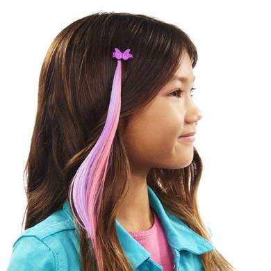 Barbie, Cap Stilist Curcubeu Neon + Color Reveal accesorii, set de joaca