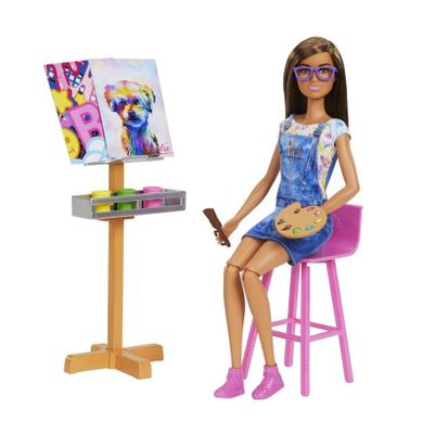 Barbie, Studio de arta Relax & Create, set cu papusa si accesorii