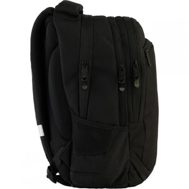 BeUniq, rucsac pentru scoala, cu 3 compartimente, Black