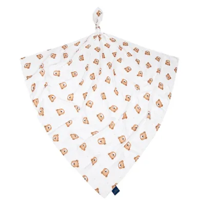 Bocioland, Teddy Bear, scutec din bambus, 40-40 cm