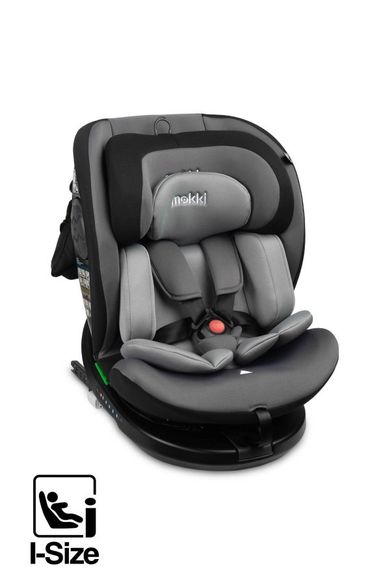 Caretero, Mokki i-Size, scaun auto, 40-150 cm, Grey
