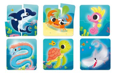Carotina Baby, Animale marine, puzzle