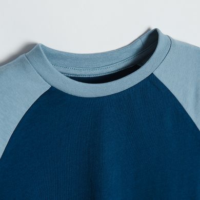 Cool Club, Bluza cu maneca lunga pentru baieti, albastru-bleumarin, imprimeu urs