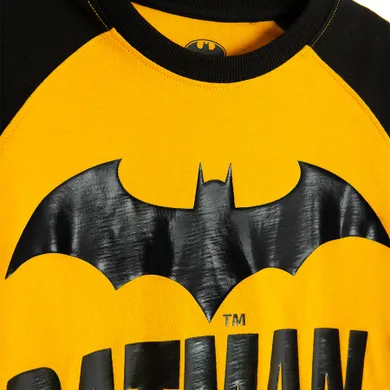 Cool Club, Bluza cu maneca lunga pentru baieti, mustar, imprimeu Batman
