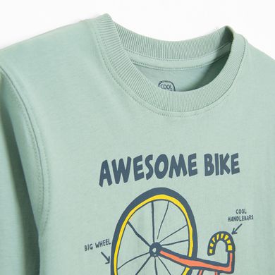 Cool Club, Bluza cu maneca lunga pentru baieti, verde