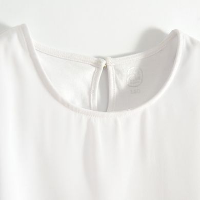 Cool Club, Bluza cu maneca scurta pentru fete, alb