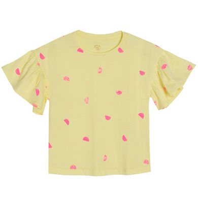 Cool Club, Bluza cu maneca scurta pentru fete, galben
