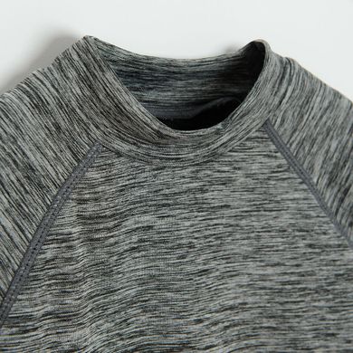 Cool Club, Bluza termica cu maneca lunga pentru baieti, gri melanj