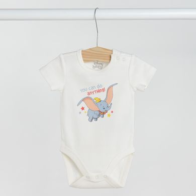 Cool Club, Body cu maneca scurta pentru baieti, mix, imprimeu Dumbo, set, 3 buc.