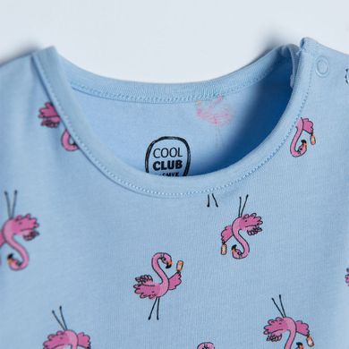 Cool Club, Body cu maneca scurta pentru fete, albastru