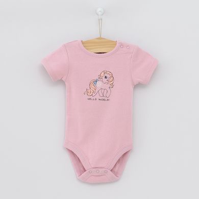 Cool Club, Body cu maneca scurta pentru fete, mix de culori, imprimeu My Little Pony, set 3 buc.