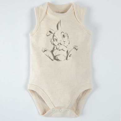 Cool Club, Body fara maneci pentru baieti, mix, imprimeu Bambi, set, 5 buc.
