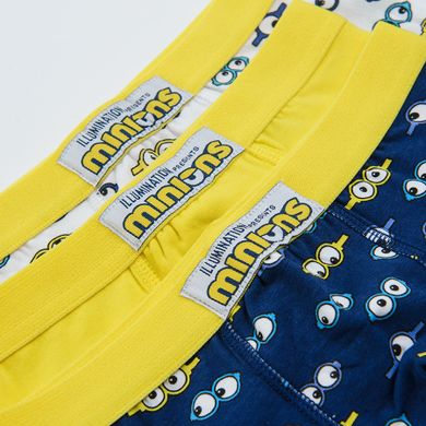 Cool Club, Boxeri pentru baieti, mix de culori, imprimeu Minions, set 3 buc.