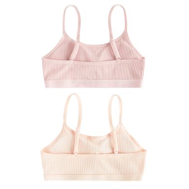 Cool Club, Bustiera sport pentru fete, din tricot striat, mix, set, 2 buc.