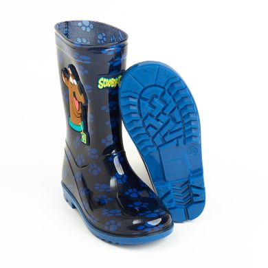 Cool Club, Cizme de cauciuc pentru baieti, bleumarin, imprimeu Scooby-Doo