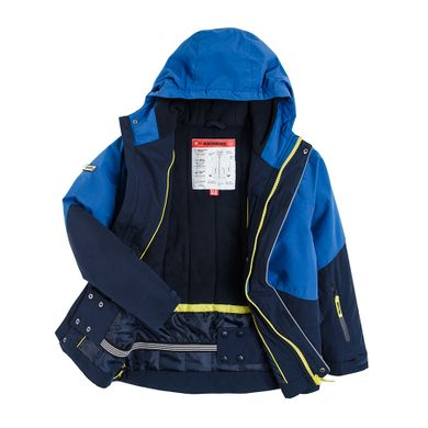 Cool Club, Geaca de schi cu gluga pentru baieti, culoare bleumarin si albastru, umplutura PrimaLoft