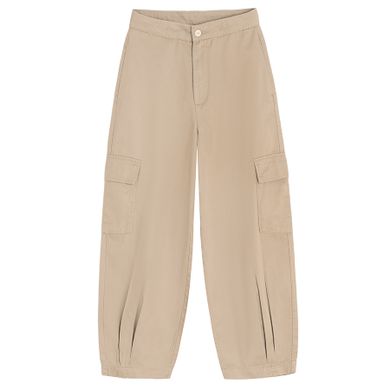 Cool Club, Pantaloni din material textil pentru fete, balloon, bej