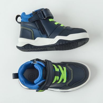 Cool Club, Pantofi pentru baieti, bleumarin, brant din piele
