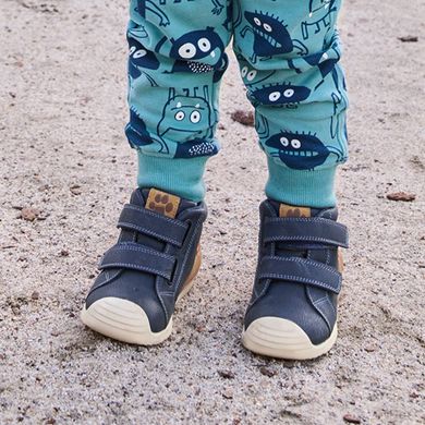 Cool Club, Pantofi pentru baieti, parfumati, bleumarin, brant din piele, talpa Bio-Fit