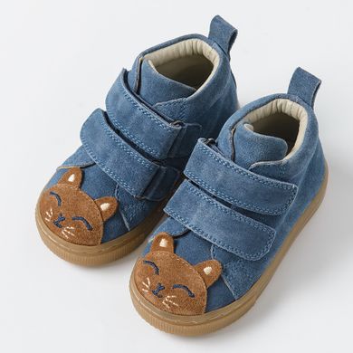 Cool Club, Pantofi sport din piele pentru baieti, bleumarin