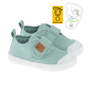Cool Club, Papuci de casa pentru copii, verde, talpa Barefoot