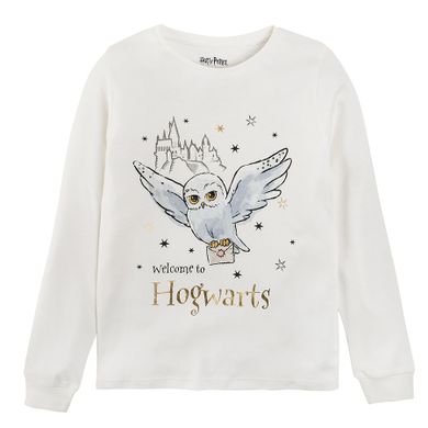 Cool Club, Pijama fete, ecru, imprimeu Harry Potter